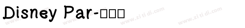 Disney Par字体转换